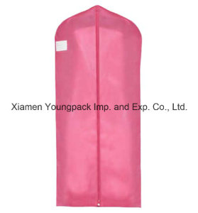 Pink Non Woven Polypropylene Wedding Dress Cover Bag